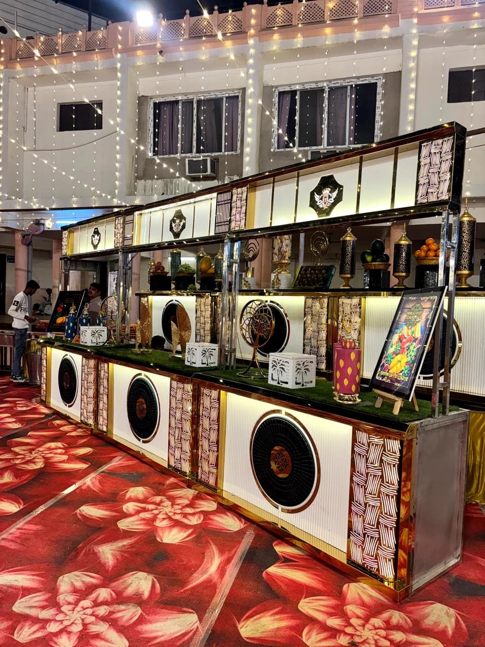 Premium catering counter at a Caterio event